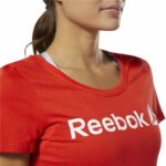 Γυναικεία Μπλούζα με Κοντό Μανίκι Reebok Scoop Neck Κόκκινο