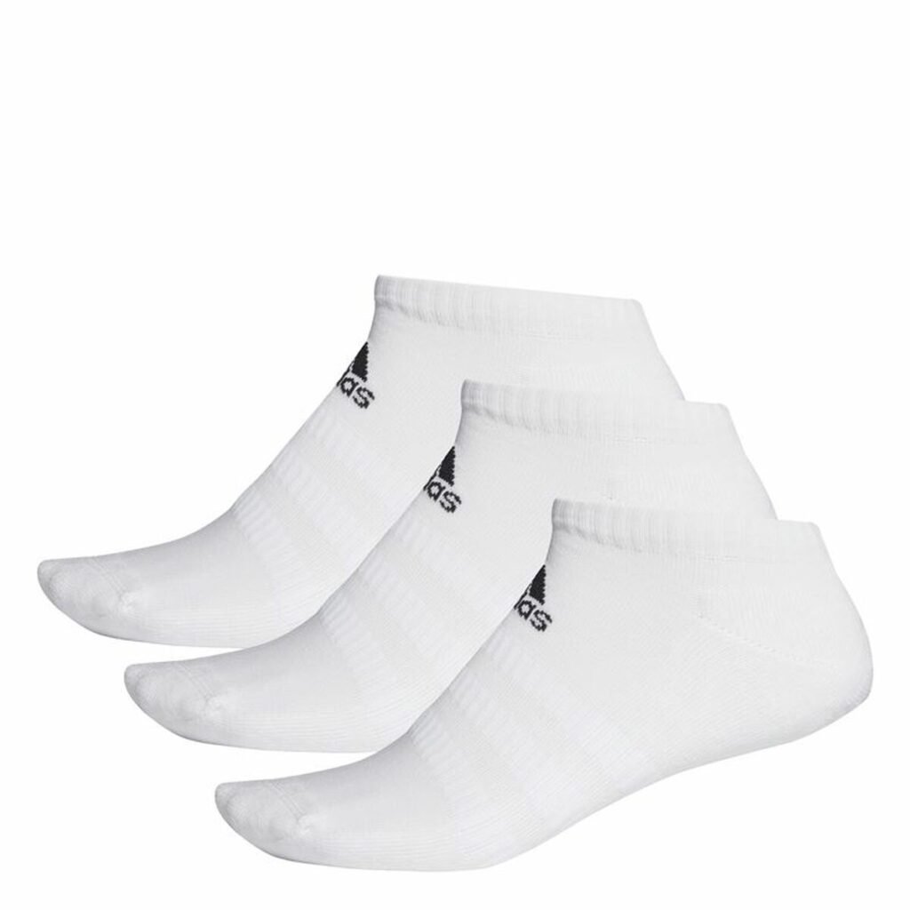 Αθλητικές Κάλτσες Αστραγάλου Adidas  Cushioned 3 ζευγάρια Λευκό