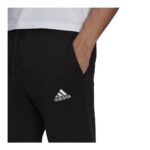 Μακρύ Αθλητικό Παντελόνι  Adidas Essentials Fleece Regular Fit Μαύρο