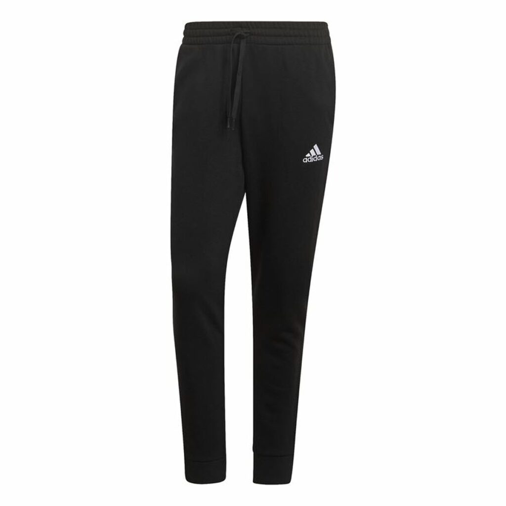 Μακρύ Αθλητικό Παντελόνι  Adidas Essentials Fleece Regular Fit Μαύρο