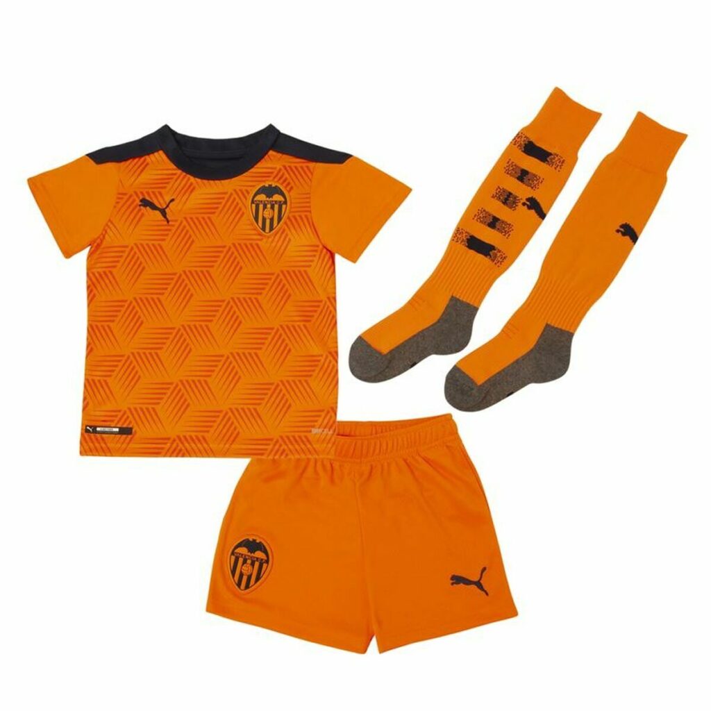 Αθλητικό Σετ για Παιδιά Valencia Cf Puma 2ª Equipación 2020/21  Πορτοκαλί