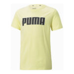 Παιδικό Μπλούζα με Κοντό Μανίκι Puma  Alpha Graphic Κίτρινο