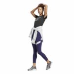 Γυναικεία Μπλούζα με Κοντό Μανίκι Reebok Workout Ready Supremium Μαύρο