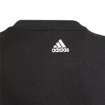 Παιδικό Μπλουζάκι Adidas Essentials Logo K Μαύρο