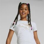 Παιδικό Μπλούζα με Κοντό Μανίκι Puma Alpha Λευκό
