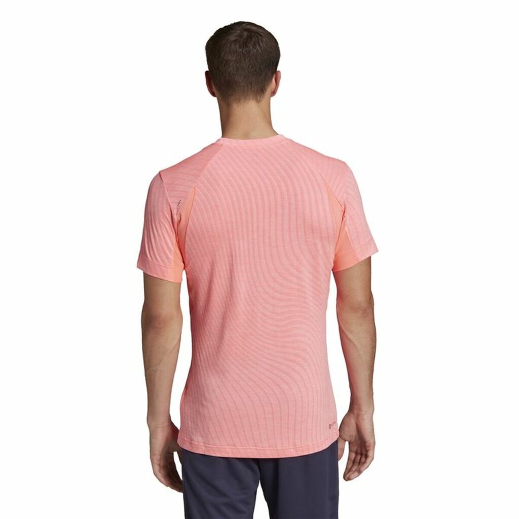 Ανδρική Μπλούζα με Κοντό Μανίκι Adidas Freelift Ροζ