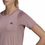 Γυναικεία Μπλούζα με Κοντό Μανίκι Adidas Run Fast Ροζ