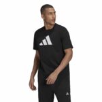 Ανδρική Μπλούζα με Κοντό Μανίκι Adidas Future Icons Logo Μαύρο
