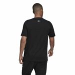 Ανδρική Μπλούζα με Κοντό Μανίκι Adidas Future Icons Logo Μαύρο