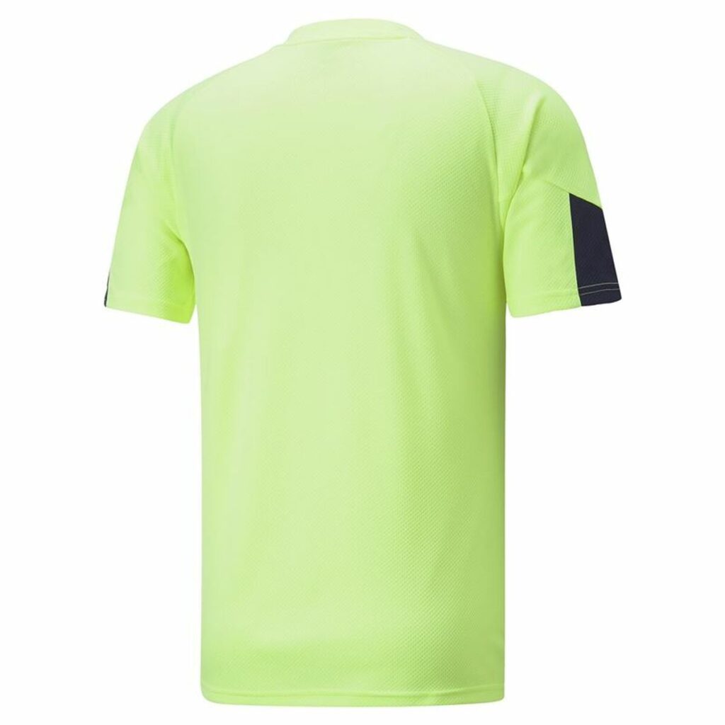 Ανδρική Μπλούζα με Κοντό Μανίκι Puma Individual Final Πράσινο λιμόνι Άντρες