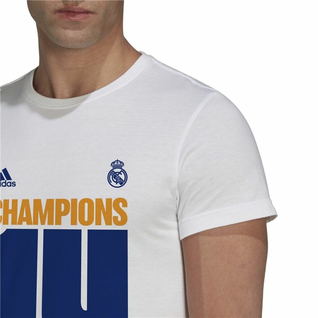 Ανδρικά Κοντομάνικα Πουκάμισα Ποδοσφαίρου Adidas Real Madrid Champions 2022