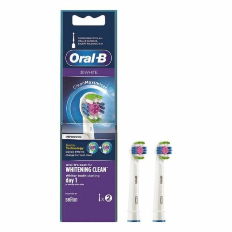 Ανταλλακτικό κεφαλής 3D White Whitening Clean Oral-B D White Whitening Clean (2 pcs) x2