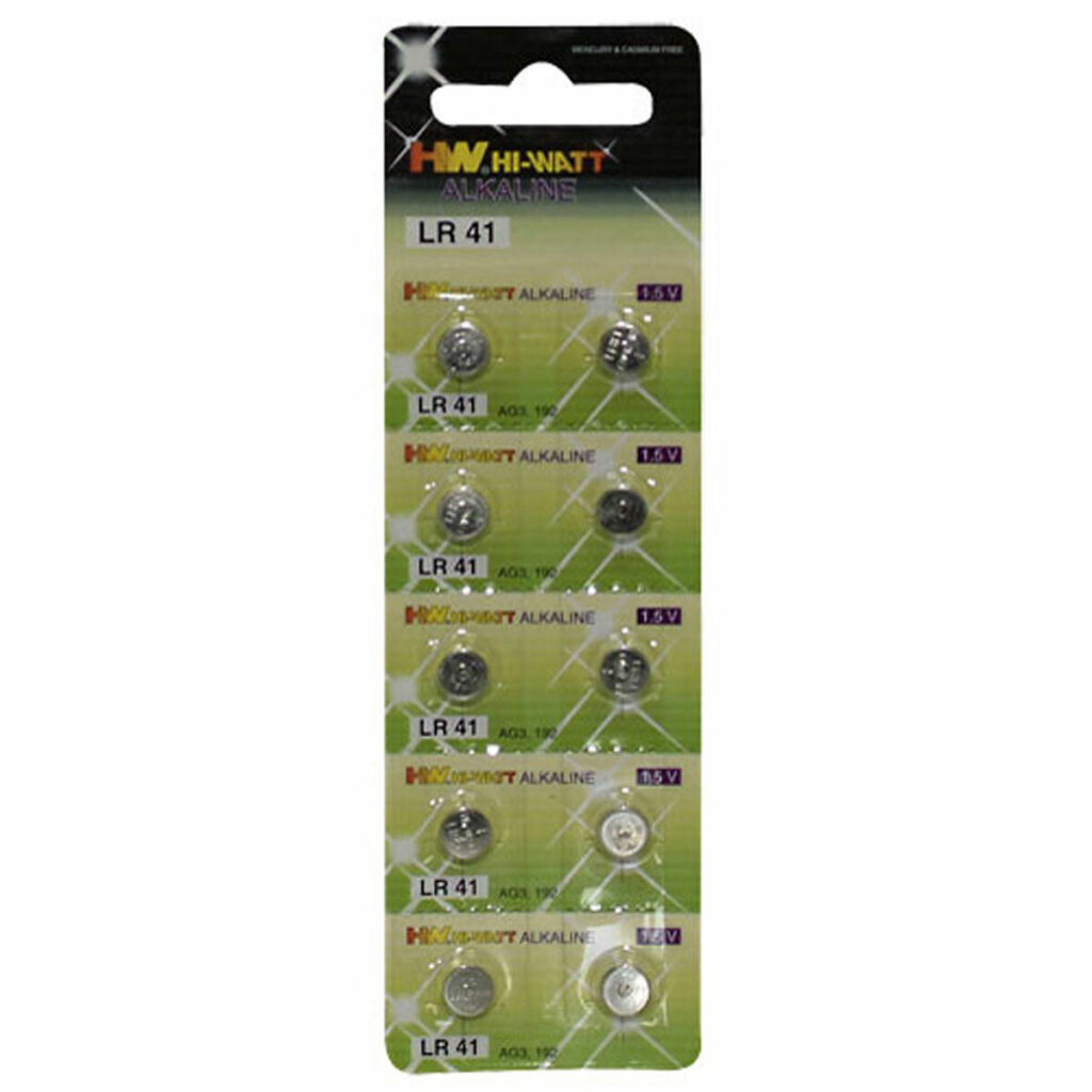 Αλκαλικές Μπαταρίες Κουμπιά LR41 (10 pcs)