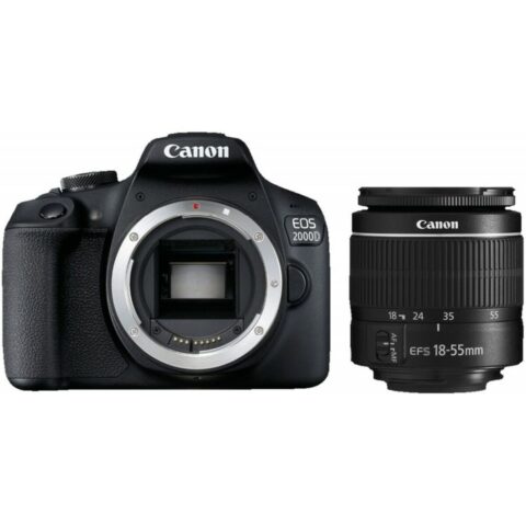 Ψηφιακή φωτογραφική μηχανή Canon 2000D + EF-S 18-55mm Μαύρο