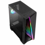Κουτί Μέσος Πύργος ATX Aerocool MIRAGEBK Μαύρο Φωτισμός RGB