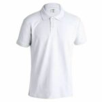 Ανδρική Μπλούζα Polo με Κοντό Μανίκι 145862 Λευκό 100% βαμβάκι (x10)
