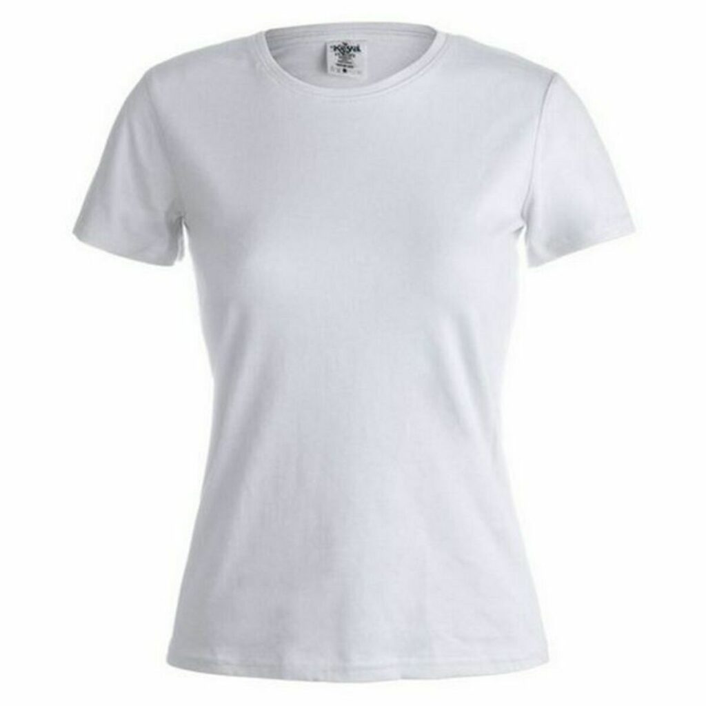 Γυναικεία Μπλούζα με Κοντό Μανίκι 145869 Λευκό (x10)