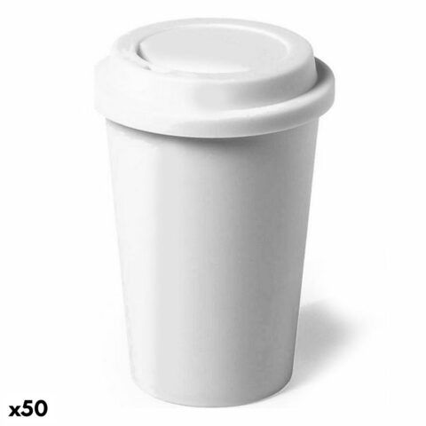 Ποτήρι Top Can Cap 146707 Λευκό (450 ml) (50 Μονάδες)