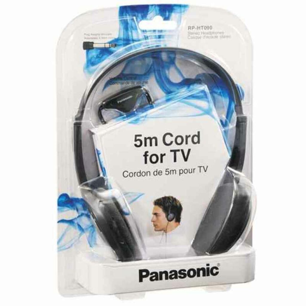 Ακουστικά Κεφαλής Panasonic RPHT090EH Ενσύρματο Ασημί Μαύρο Γκρι 16 Hz-22kHz