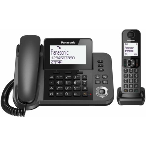 Σταθερό Τηλέφωνο Panasonic KX-TGF310 Μαύρο