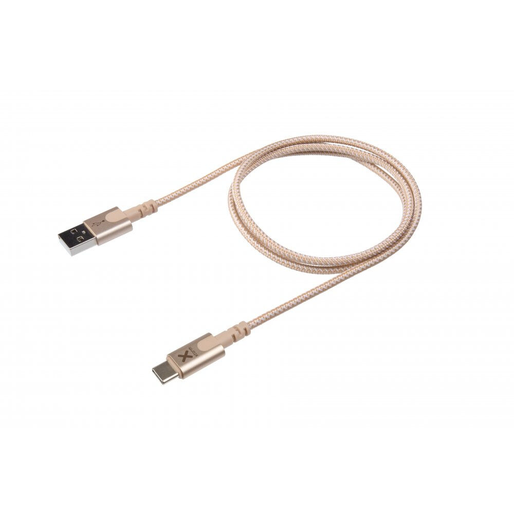 Καλώδιο USB A σε USB C CX2053 Χρυσό