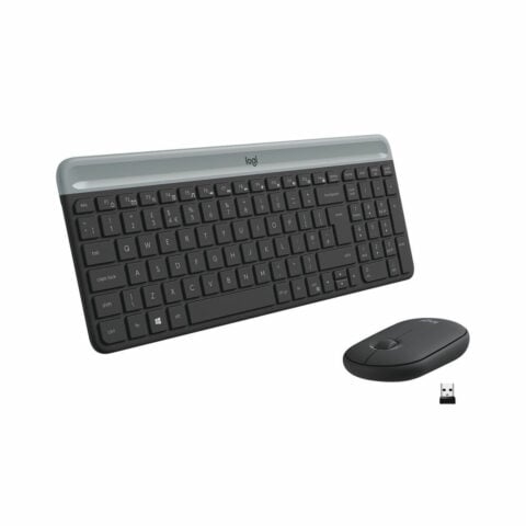 Πληκτρολόγιο και Ποντίκι Logitech Slim Wireless Keyboard and Mouse Combo MK470