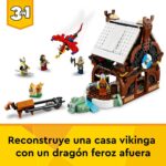 Playset Lego 31132 Creator 3-in-1 Viking Ship and Midgard Serpent
