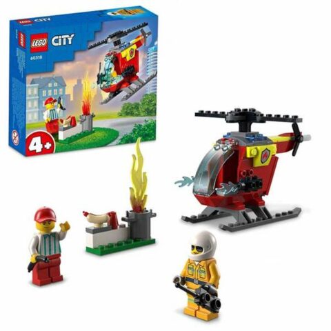 Playset Lego Fire Helicopter 60318 53 pcs