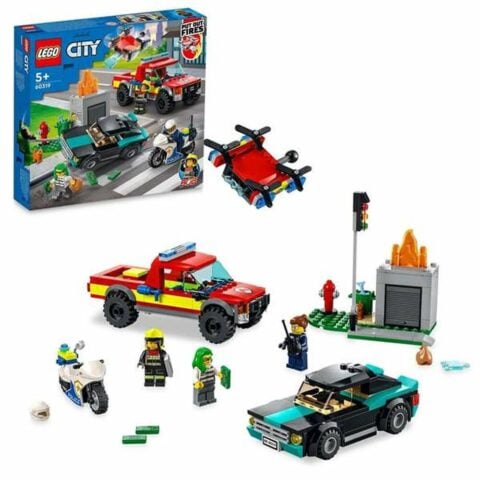 Playset Οχημάτων Lego 60319 Fire Rescue & Police Chase (295 pcs)