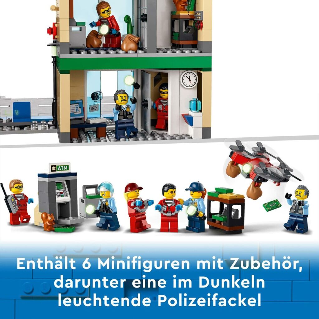 Playset Lego 60317 City Police Chase at the Bank (915 Τεμάχια)