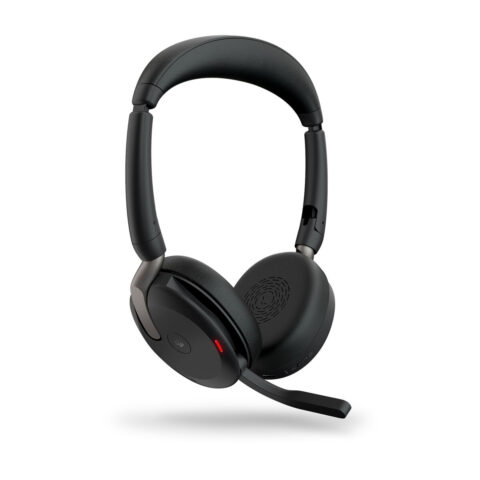 Bluetooth Ακουστικά με Μικρόφωνο Jabra Evolve2 65 Flex Μαύρο