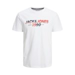 Ανδρική Μπλούζα με Κοντό Μανίκι JWORK TEE SS CREW  Jack & Jones 12222878 Λευκό