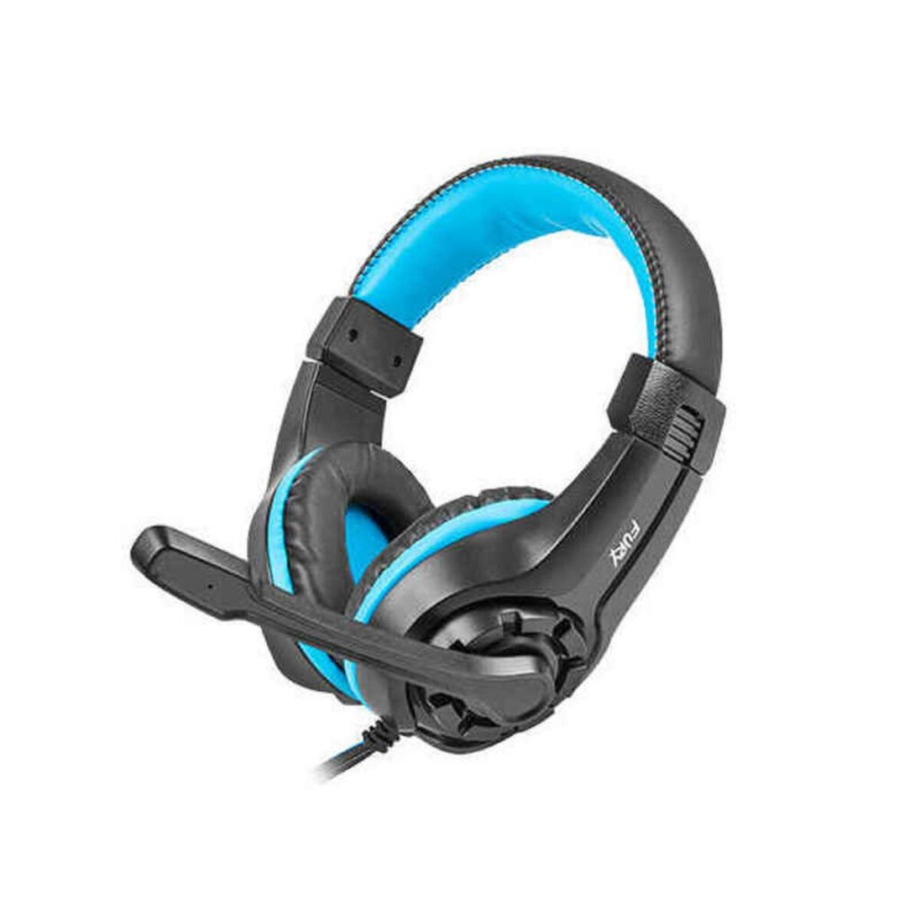 Ακουστικά με Μικρόφωνο Fury NFU-0862 Μαύρο Μπλε