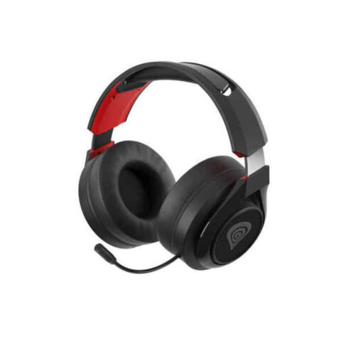 Ακουστικά με Μικρόφωνο Genesis Selen 400 Μαύρο Κόκκινο/Μαύρο