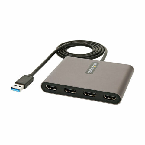 Αντάπτορας USB 3.0 σε HDMI Startech USB32HD4 Μαύρο Γκρι Πολύχρωμο 1 m