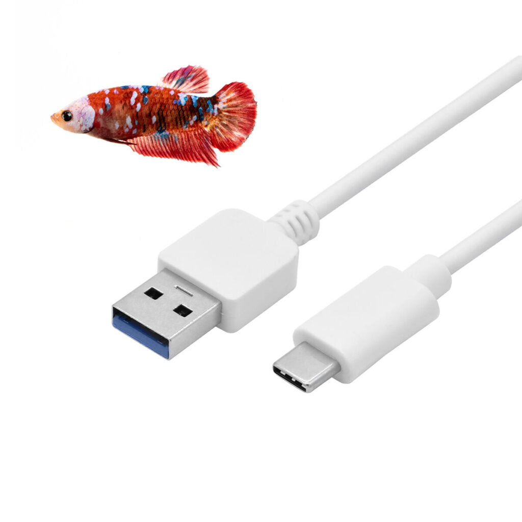 Καλώδιο USB A σε USB C CoolBox COO-CAB-U3UC Λευκό 1 m