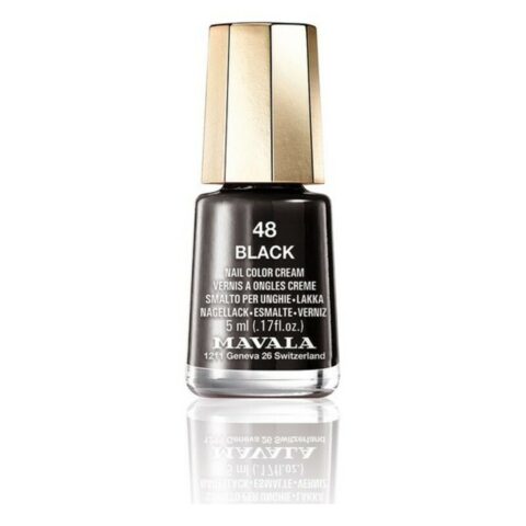 Βερνίκι νυχιών Nail Color Cream Mavala 48-black (5 ml)