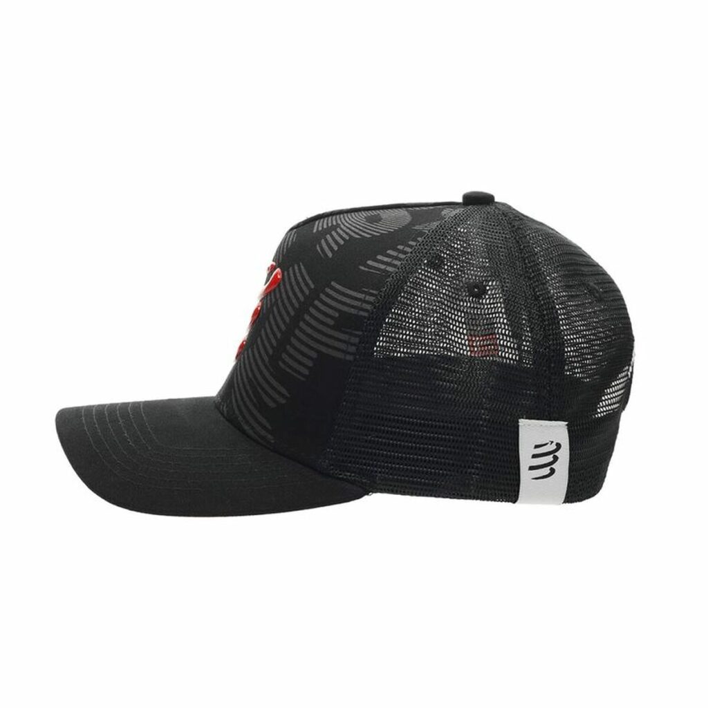 Unisex Καπέλο Compressport Trucker Μαύρο