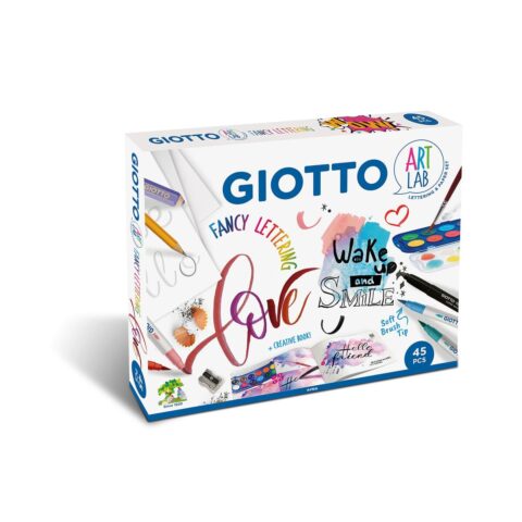 Σετ Ζωγραφικής Giotto Art Lab Fancy Lettering 45 Τεμάχια Πολύχρωμο