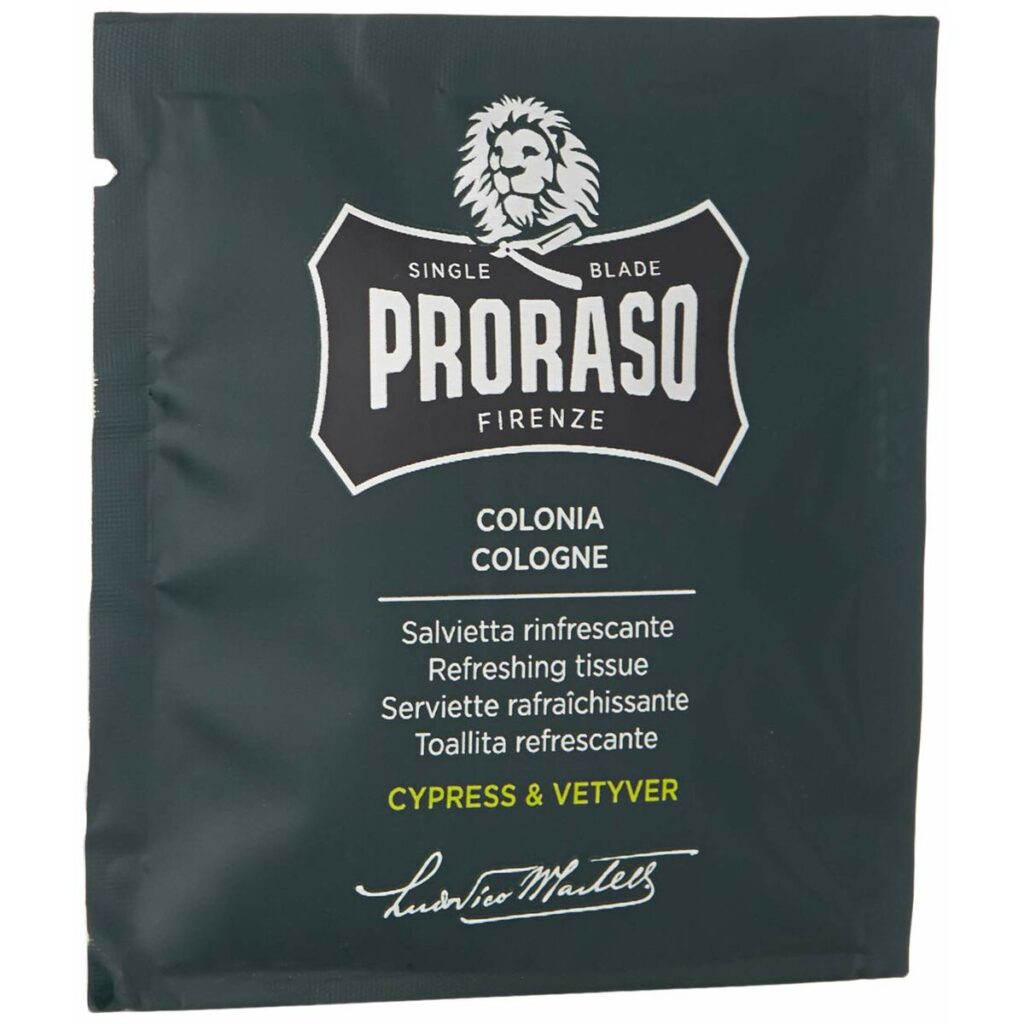 Αναζωογονητικά Μαντηλάκια Proraso Cypress & Vetyver