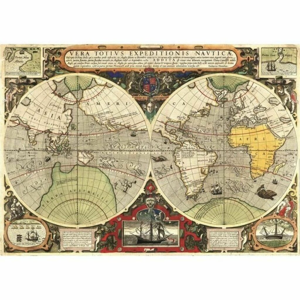 Παζλ Clementoni Antique nautical map (6000 Τεμάχια)