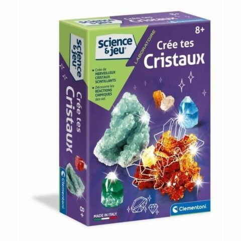 Παιχνίδι Επιστήμης Clementoni Creates Crystals Λαμπτήρες φθορισμού
