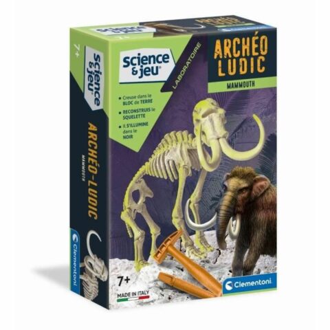 Παιχνίδι Επιστήμης Clementoni Archéo Ludic Mammoth Λαμπτήρες φθορισμού