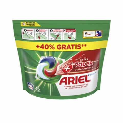 Απορρυπαντικό Ariel Ariel Pods Extra Poder Quitamanchas Κάψουλες 3-σε-1 Αφαίρεση λεκέδων