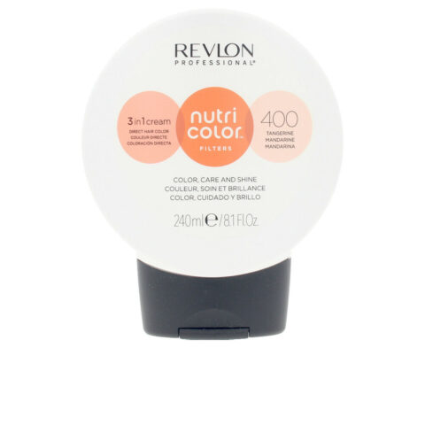 Μόνιμος Χρωματισμός σε Κρέμα Revlon Nutri Color Filters Μανταρινί Nº 400 (240 ml)