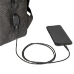 Σακίδιο με Τροφοδοτικό και Θήκη για Tablet και Φορητό Yπολογιστή Celly URBANBACKBK Μαύρο Γκρι