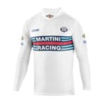 Ανδρική Μπλούζα με Μακρύ Μανίκι Sparco Martini Racing Λευκό S
