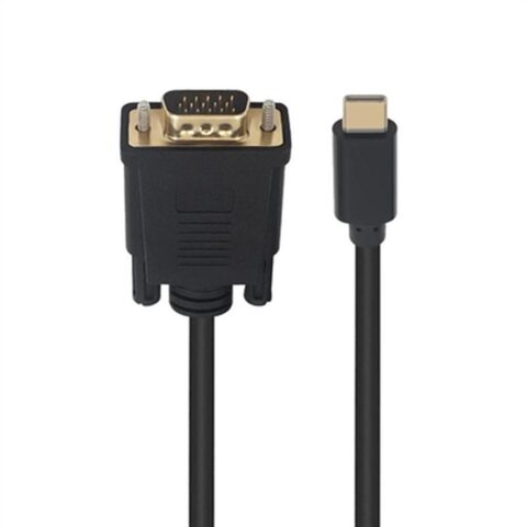 Αντάπτορας USB C σε VGA Ewent EC1052 Μαύρο 1