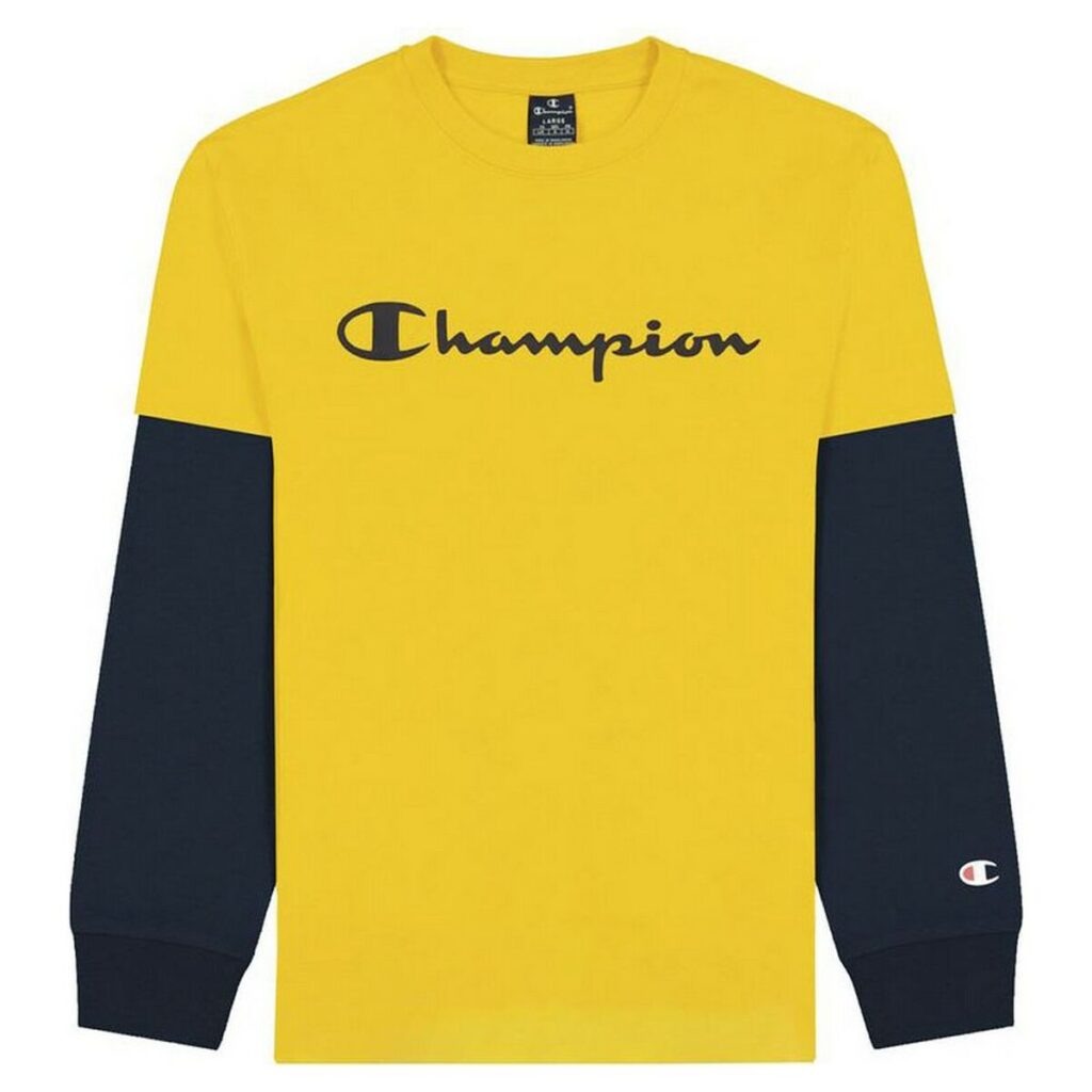 Παιδικό Μπλούζα με Κοντό Μανίκι Champion Two Sleeves