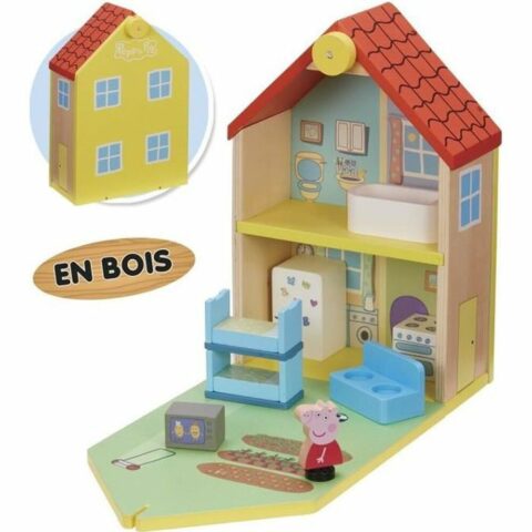 Σπίτι-Μινιατούρα Peppa Pig Classic Wooden House Κούκλα
